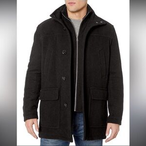 Daniel Cremieux Signature Collection Men's Dark Brown Wool Jacket